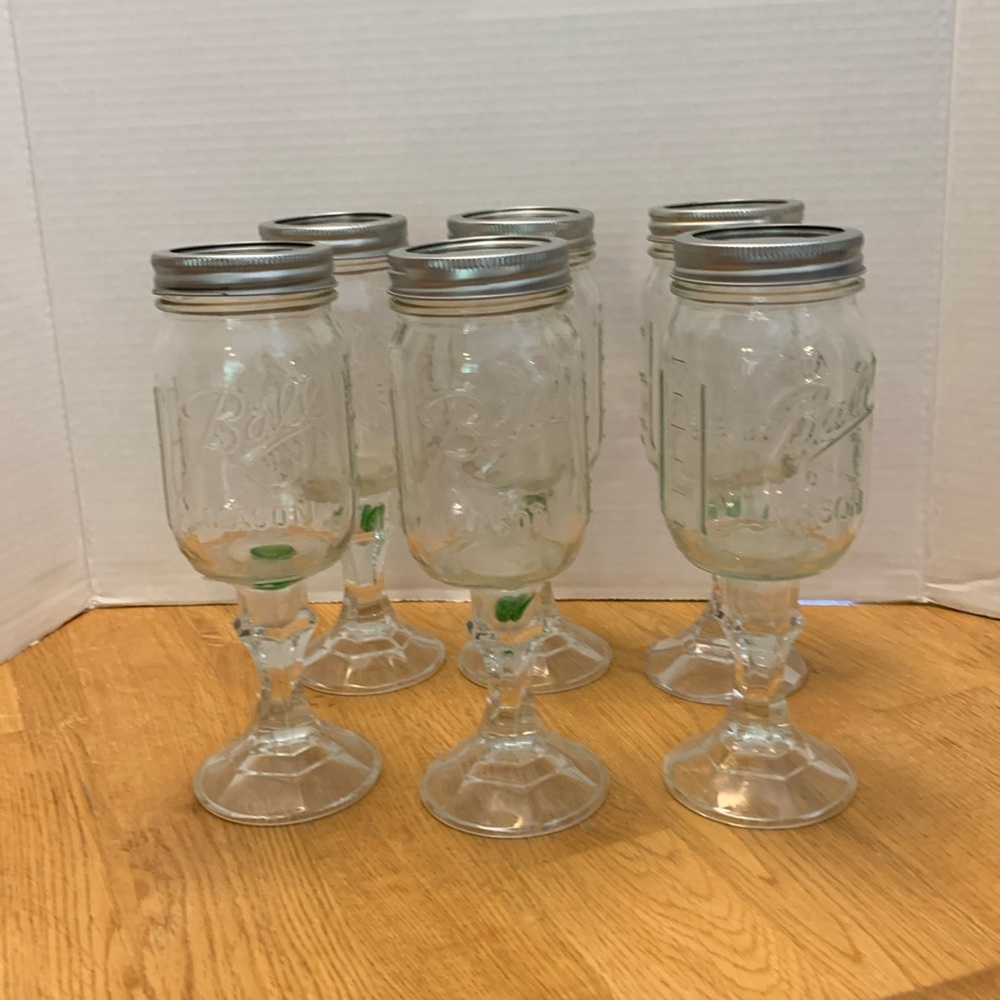 Red Neck Mason jar wine glasses